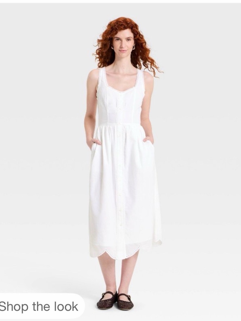 Universal thread white dress